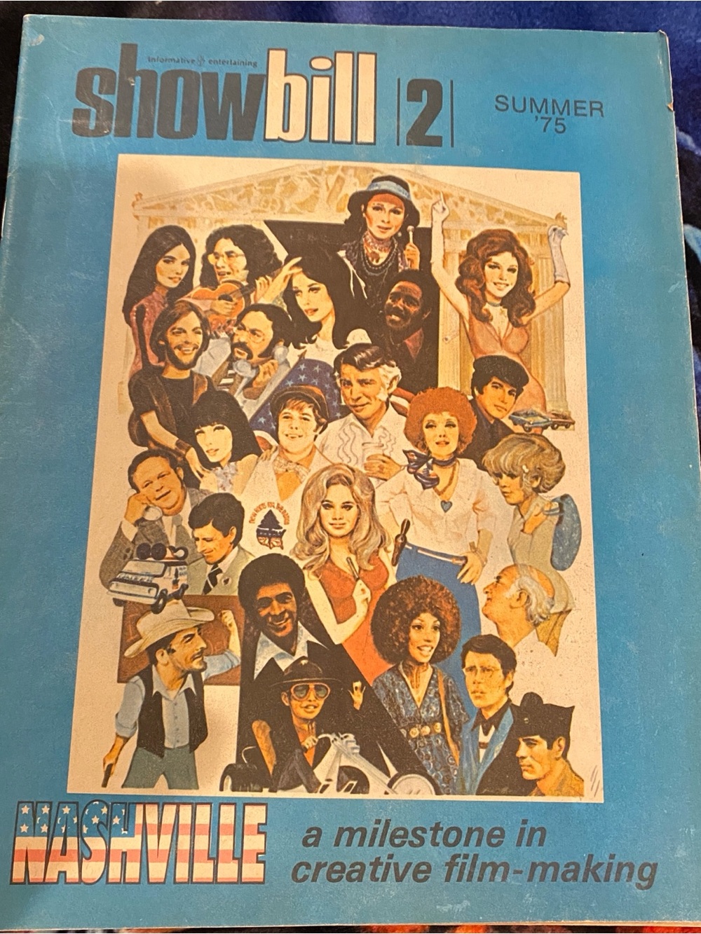 Booklet, Showbill Summer '75 Nashville Magazine